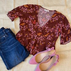 Madewell Wrap Top